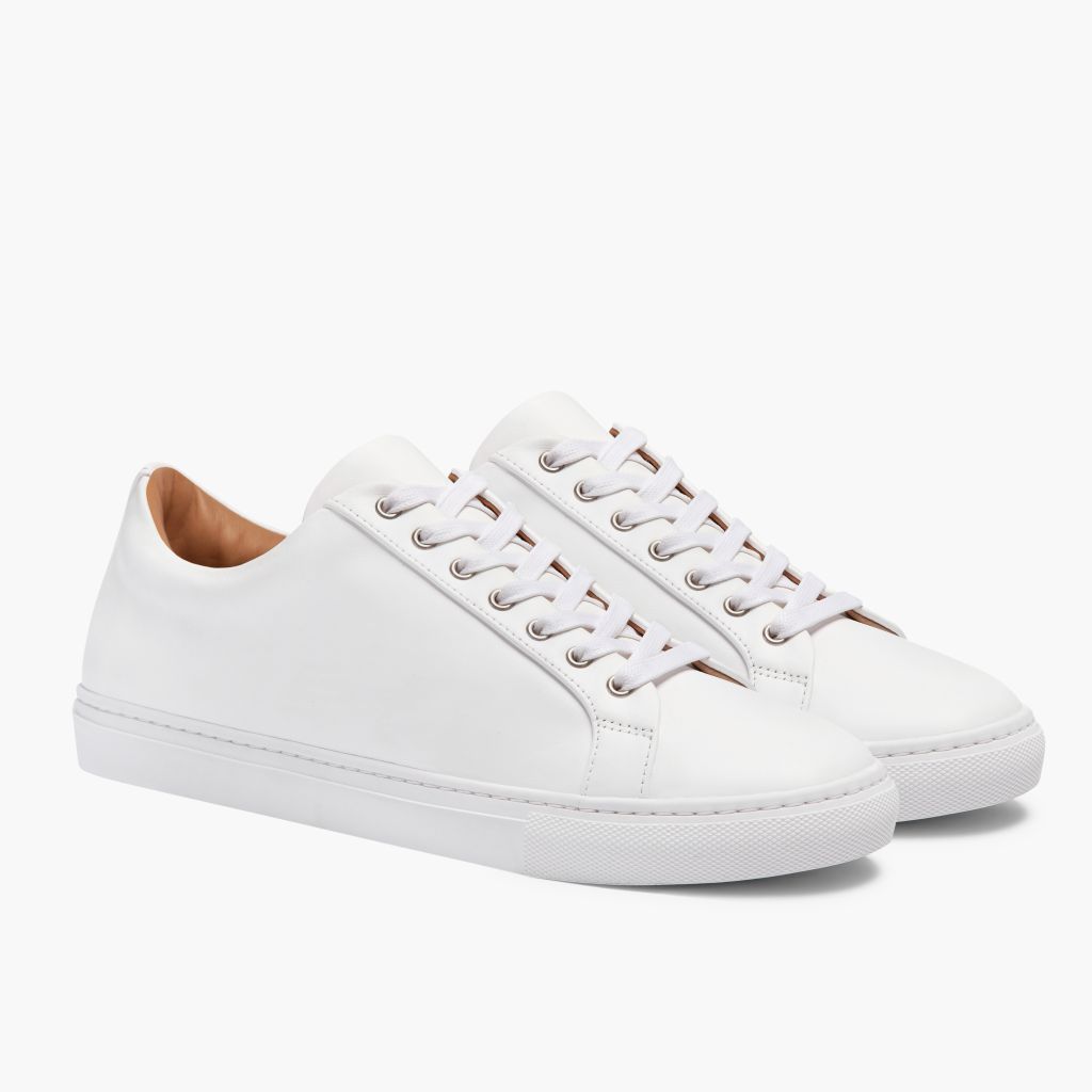 1024x1024-Men-Premier-LowTop-White-BlindEyelets-121423-3.4_2_d6a66449-1bb1-4a82-967c-988e740e55e5.jpg Women's Premier Low Top | White - Image 1